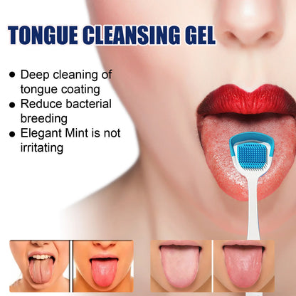 Eelhoe 50g Tongue Cleaning Gel With Brush