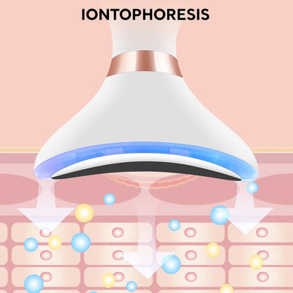 EMS Facial Massager Microcurrent Face Lifting Massage Hot Cold Compress Deep Cleansing Facial Care Beauty Device