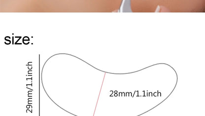 50Pairs Hydrogel Eye Patches Under Eye Pads Eyelash Extension Gel Stickers for Grafting Lashes Beauty Tools