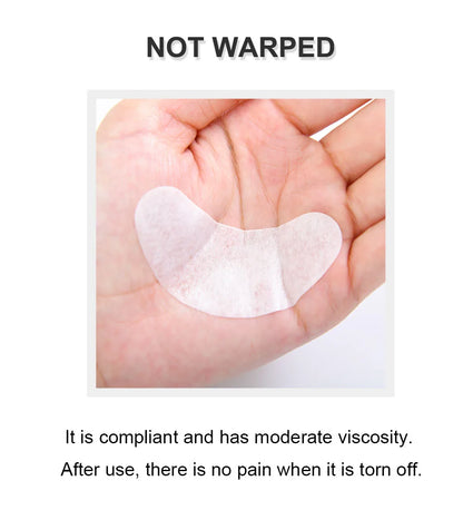 50Pairs Hydrogel Gel Eye Patches Grafting Eyelashes Under Eye Patches For Eyelash Extension Paper Application Makeup Supplies