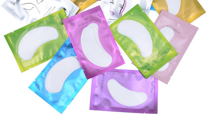 50Pairs Hydrogel Eye Patches Under Eye Pads Eyelash Extension Gel Stickers for Grafting Lashes Beauty Tools