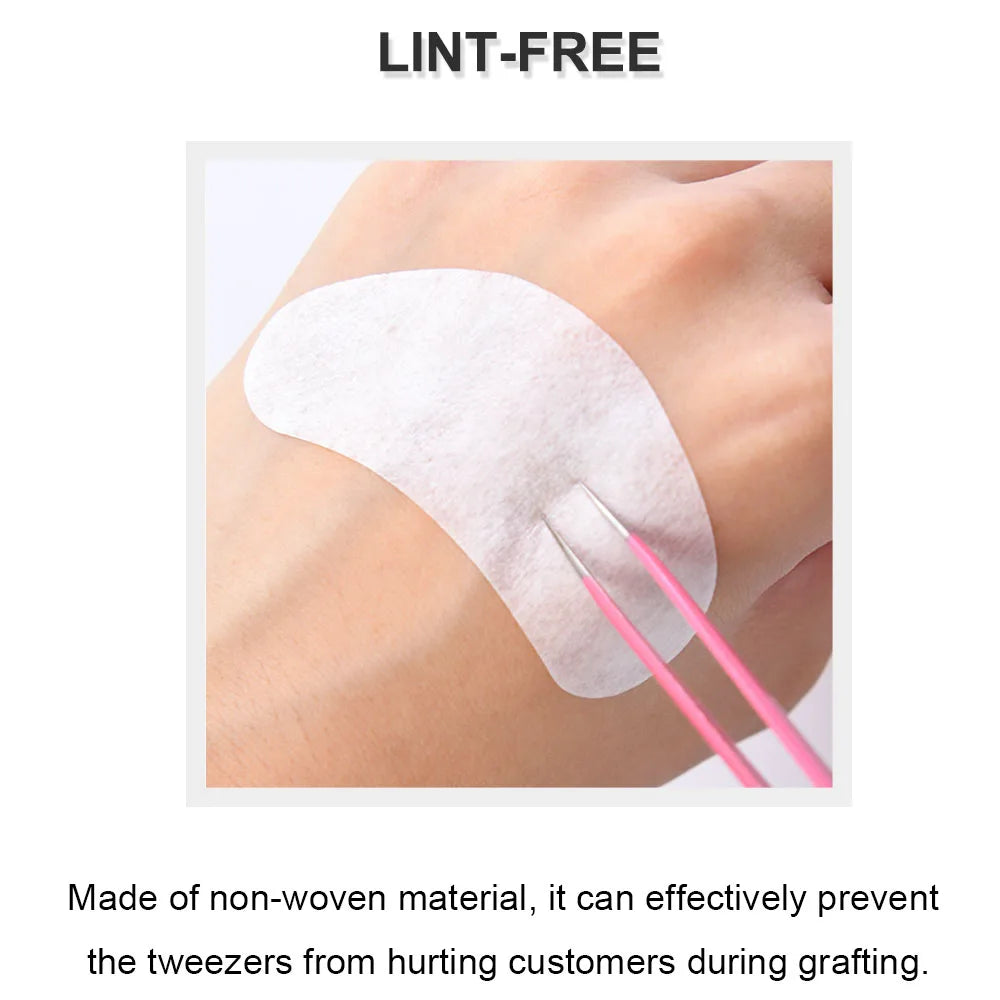 50Pairs Hydrogel Gel Eye Patches Grafting Eyelashes Under Eye Patches For Eyelash Extension Paper Application Makeup Supplies