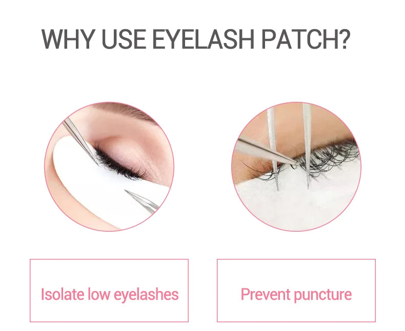 100Pairs Wholesale Hydrogel Eye Patch for Building Eyelash Extension Under Eye Pads Grafted Lash Stickers Beauty Tools