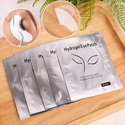 100 Pairs Hydrogel Eye Patch Eyelash Pad Gel Patch Grafting Under Eye Paper Sticker Fox Wraps Eyelash Extension Makeup Tools