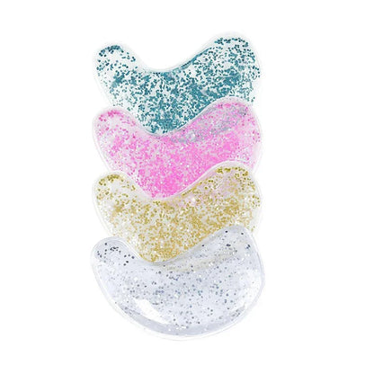 Gel Eye Bag Patch Reusable Gel Eye Ice Pack Hot Cold Eye Patches Reusable Gel Eye Cooler Heater Patches Relieves Puffiness