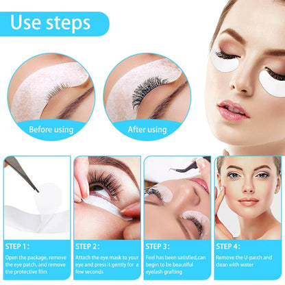 MASSA 500PCS Wholesale Hydrogel Gel Eye Patches for Eyelash Extension Eyepads Eyelash patch Makeup Free Shipping Top quality