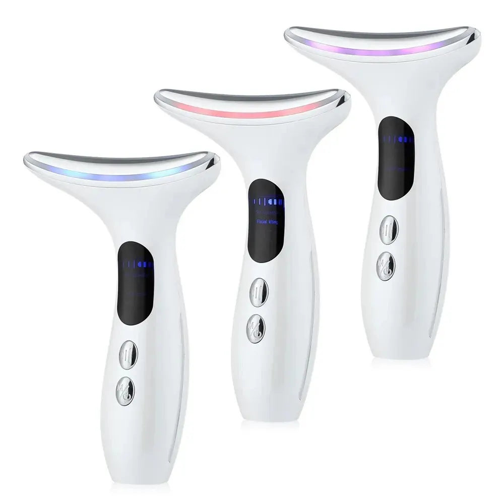 EMS Neck & Face Lifting Massager | LED Anti-Wrinkle Device
