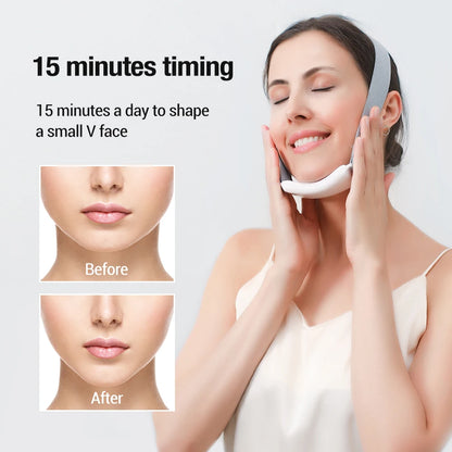 MS V-Shape Face Lifter – Double Chin Reducer & Hot Compress