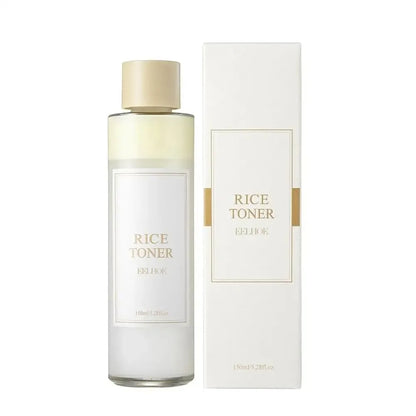 EELHOE Rice Face Toner Moisturizing Water Brightening Lifting 150ml Deep Facial Cleanser for Young Glowy Korean Skin Care