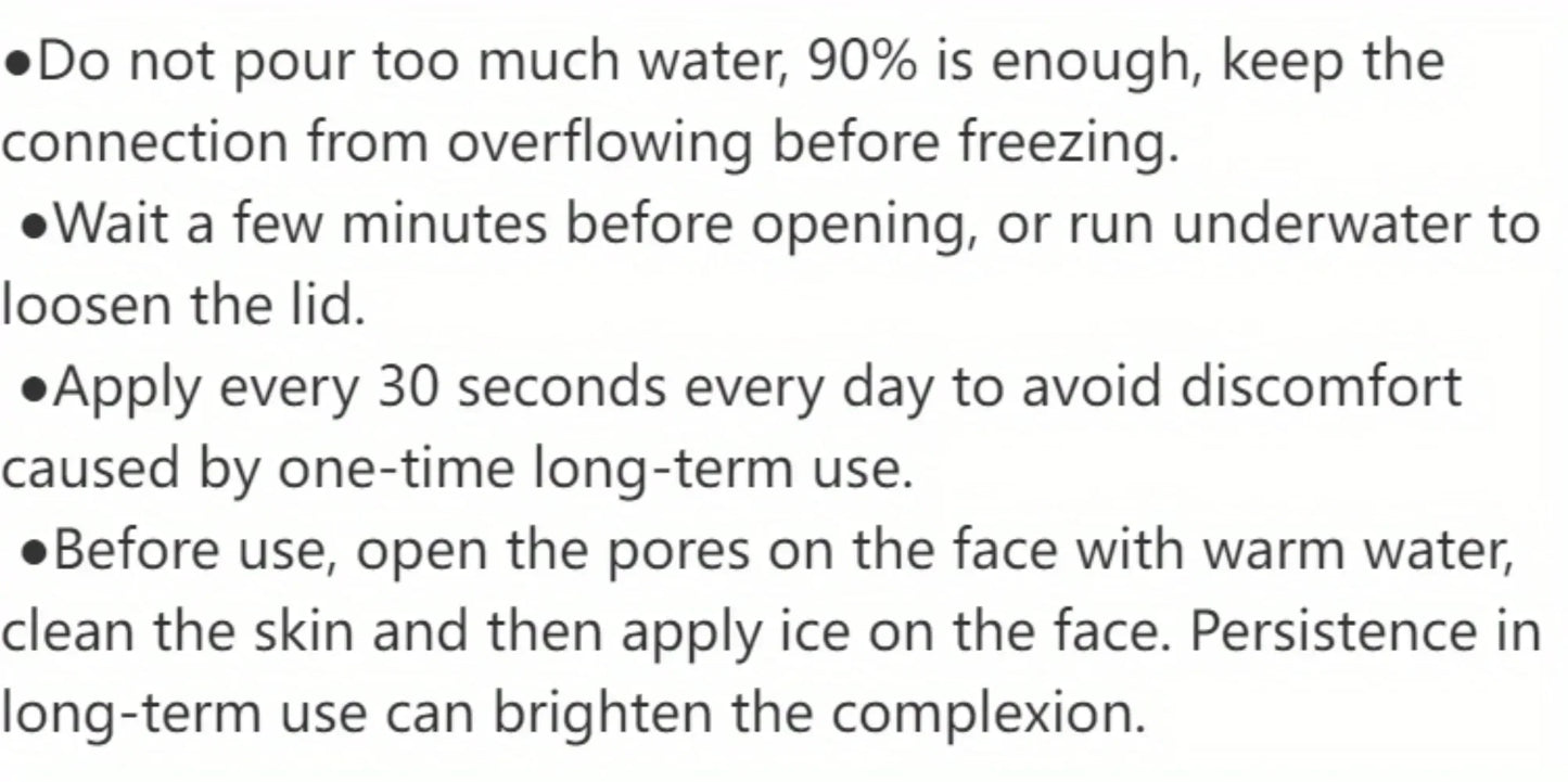 Ice Facial Roller Skin Care Beauty Lifting Contouring Tools Ice Cube Trays Ice Globe Balls Face Massager Skin Care Tool