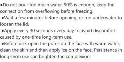 Ice Facial Roller Skin Care Beauty Lifting Contouring Tools Ice Cube Trays Ice Globe Balls Face Massager Skin Care Tool