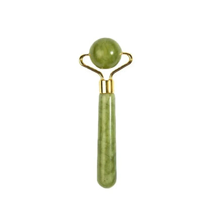 Natural Jade Roller Massager for Face Body Back Foot Massage Roller Facial Liftting Anti-wrinkle Double-end Gua Sha Jade Stone