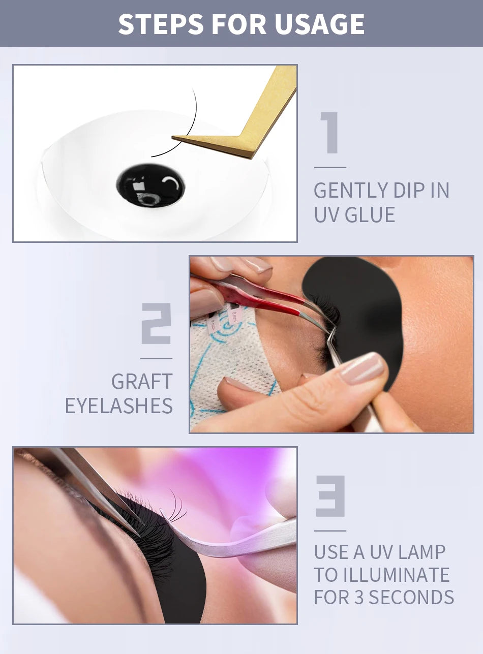 UV Patches 50pairs Hydrogel Eyelash Patch Black Pad Eyelash Patch Beauty And Moisturizing Eye Mask for Eyelash Extension Makeup