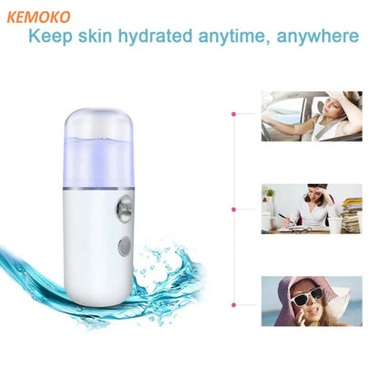 Mist  Sprayer Humidifier Face Steamer Moisturizing Beauty Instruments Face Skin Care Tools Mist sprayer nano spray  Nebulizer