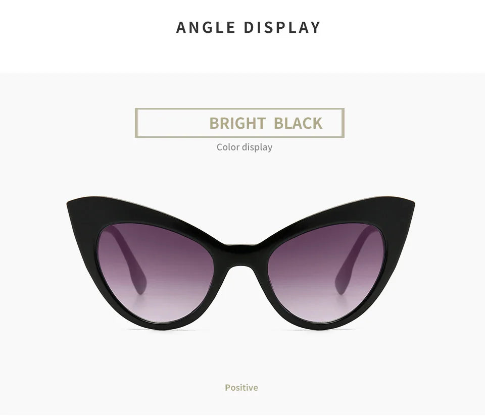 Summer Cat Eyes Sunglasses Small Frame Okulary UV400 Shades Polarized Vintage Eyewear Outfit Beach Sun Protection Sun Glasses