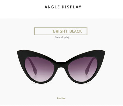 Summer Cat Eyes Sunglasses Small Frame Okulary UV400 Shades Polarized Vintage Eyewear Outfit Beach Sun Protection Sun Glasses