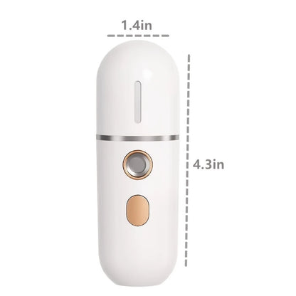Mini Portable Wireless Cold Mist Facial Steam Spray