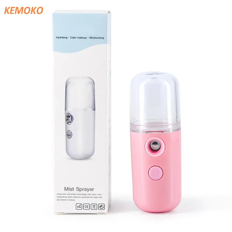 Mist  Sprayer Humidifier Face Steamer Moisturizing Beauty Instruments Face Skin Care Tools Mist sprayer nano spray  Nebulizer