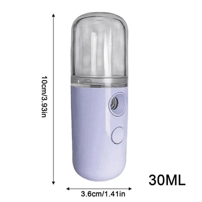 USB Mist Facial Sprayer Humidifier USB Portable 30ml Mini Nano Mist Sprayer Facial Steamer Air Humidifier Face Skin Care Tools