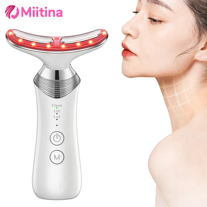 EMS Neck Face Beauty Device Facial Lifting Machine Skin Tighten Reduce Double Chin Anti Wrinkle Remove Lifting SkinCare Massager