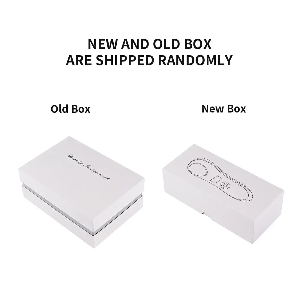 Hot Cold Beauty Instrument Skin Rejuvenation Massager Skin Lifting Firming Facial Cool Warm Hammer Face Vibration Machine