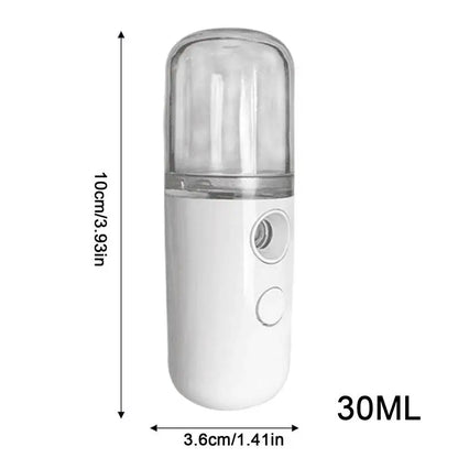 USB Mist Facial Sprayer Humidifier USB Portable 30ml Mini Nano Mist Sprayer Facial Steamer Air Humidifier Face Skin Care Tools