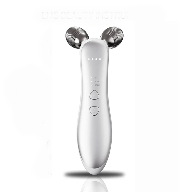 EMS Face Lifting Machine Facial Massager Microcurrent Roller Skin Tightening Rejuvenation Double Chin Removal Beauty Device