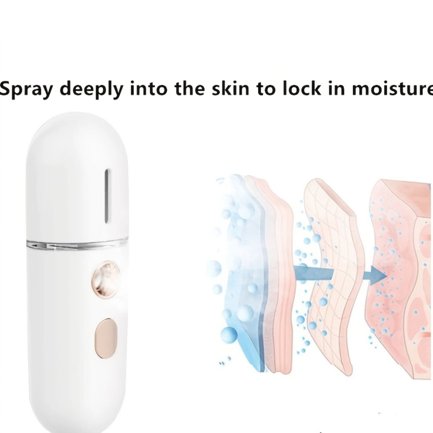 Mini Portable Wireless Cold Mist Facial Steam Spray
