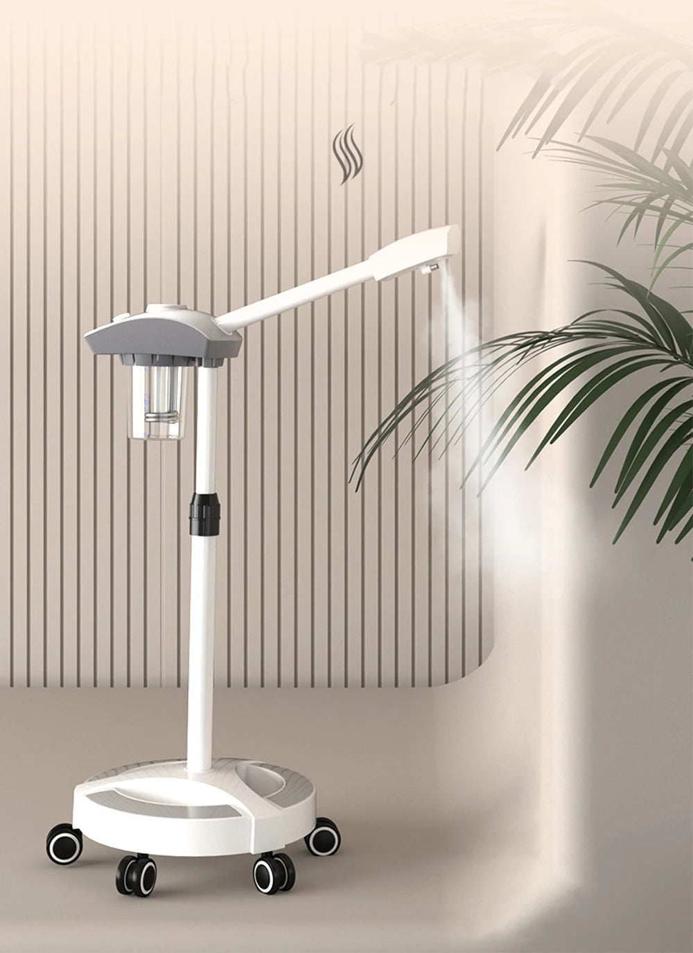 Hot Facial Steamer Warm Mist Humidifier for Face Deep Cleaning Vaporizer Sprayer Ozone Home Spa Salon Skin Care Whitening