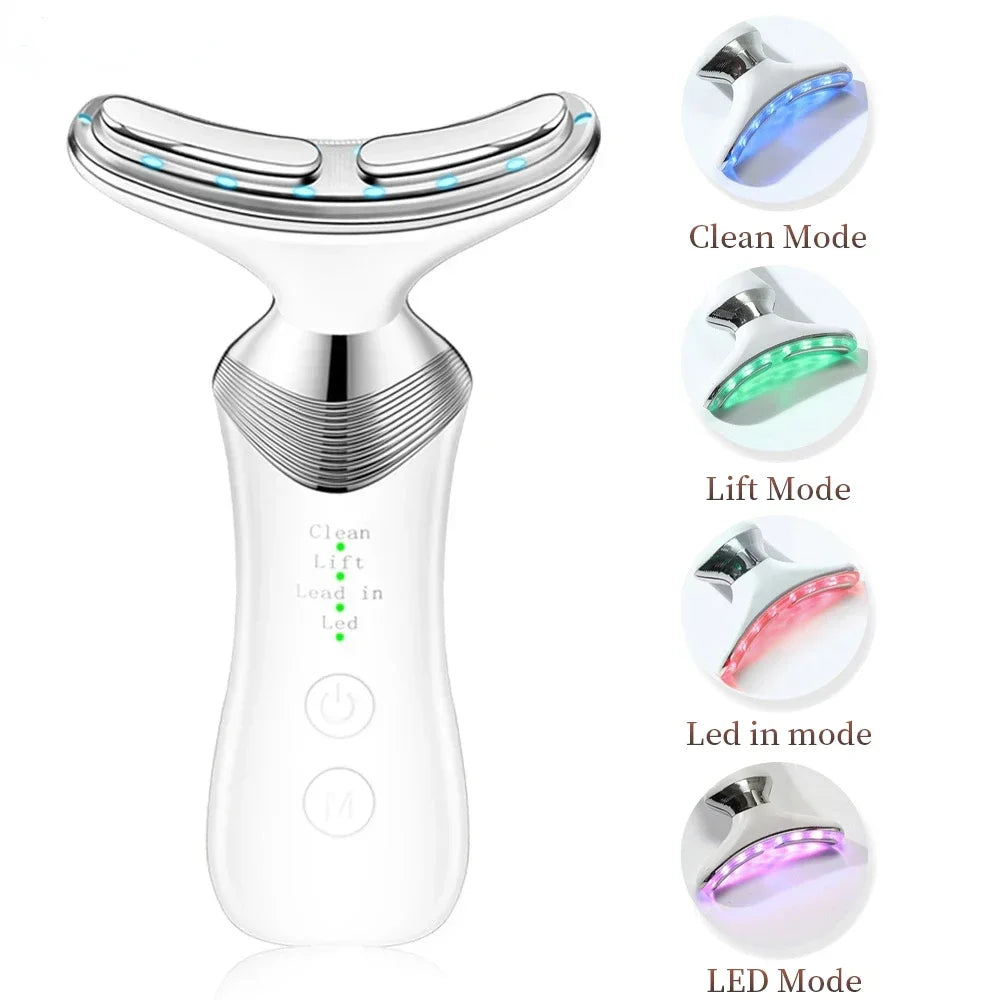 EMS Neck Face Beauty Device Facial Lifting Machine Skin Tighten Reduce Double Chin Anti Wrinkle Remove Lifting SkinCare Massager
