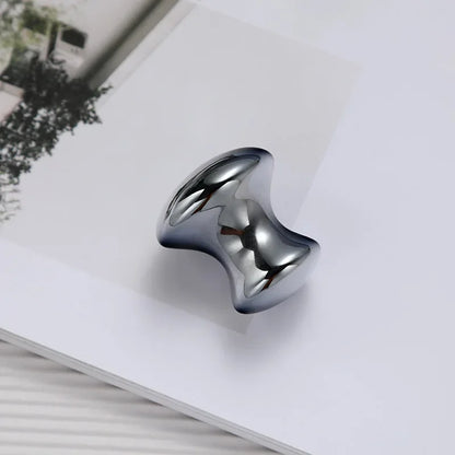 Gua Sha Face Massage Beauty Tool Mushroom Shape Terahertz Energy Stone Guasha Scraping Facial Massager for Spa Body Relaxing