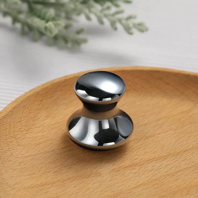 Gua Sha Face Massage Beauty Tool Mushroom Shape Terahertz Energy Stone Guasha Scraping Facial Massager for Spa Body Relaxing