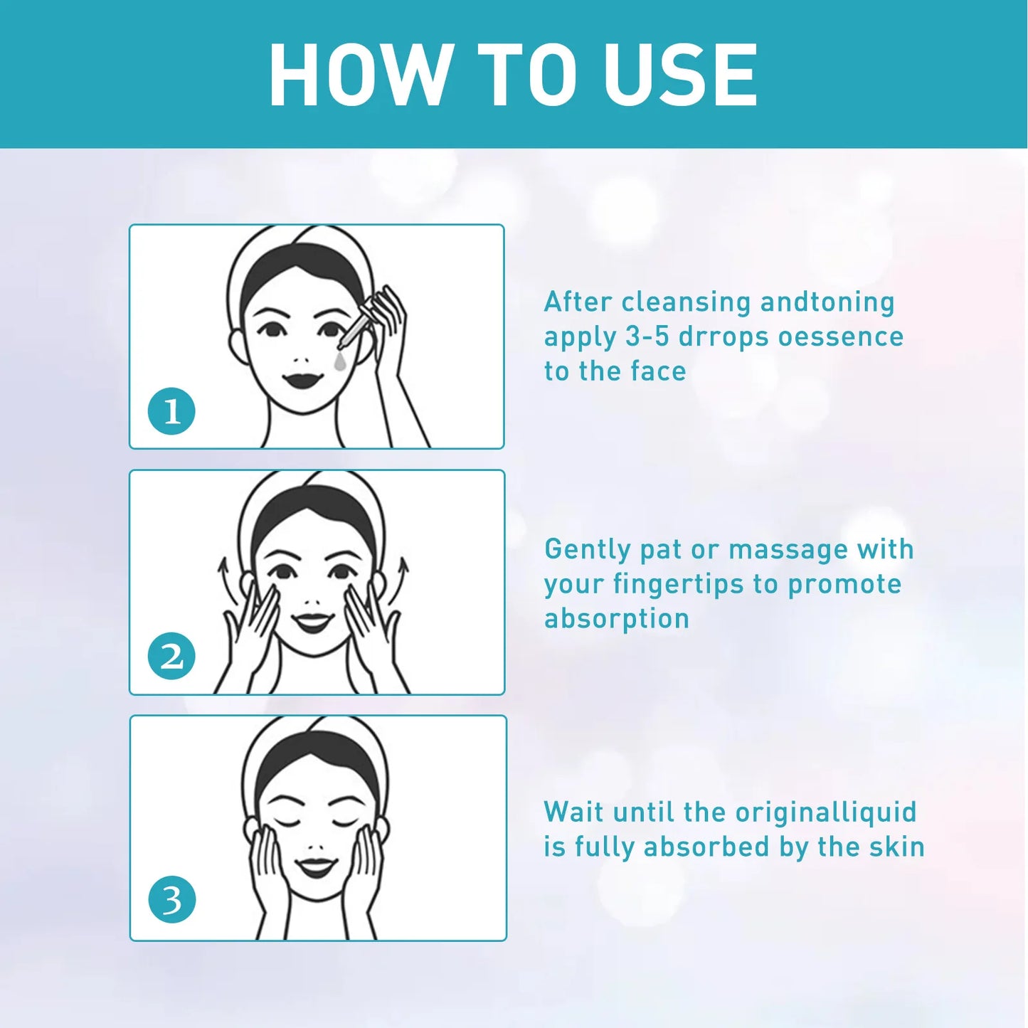 B3 Nicotinamide Serum Facial Anti W-rinkle Lift Firming Fine Lines Lightening Dark Circle Skin Brightening Skincare Products