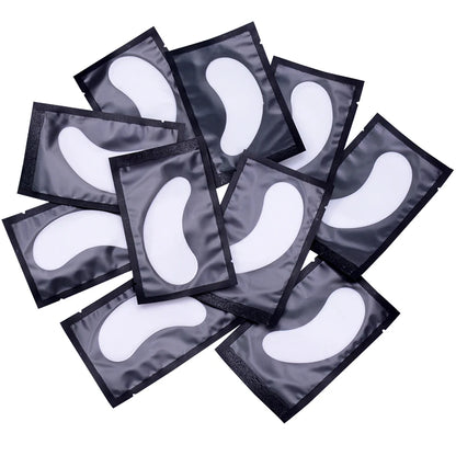 50Pairs Hydrogel Eye Patches Under Eye Pads Eyelash Extension Gel Stickers for Grafting Lashes Beauty Tools