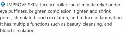 Ice Facial Roller Skin Care Beauty Lifting Contouring Tools Ice Cube Trays Ice Globe Balls Face Massager Skin Care Tool