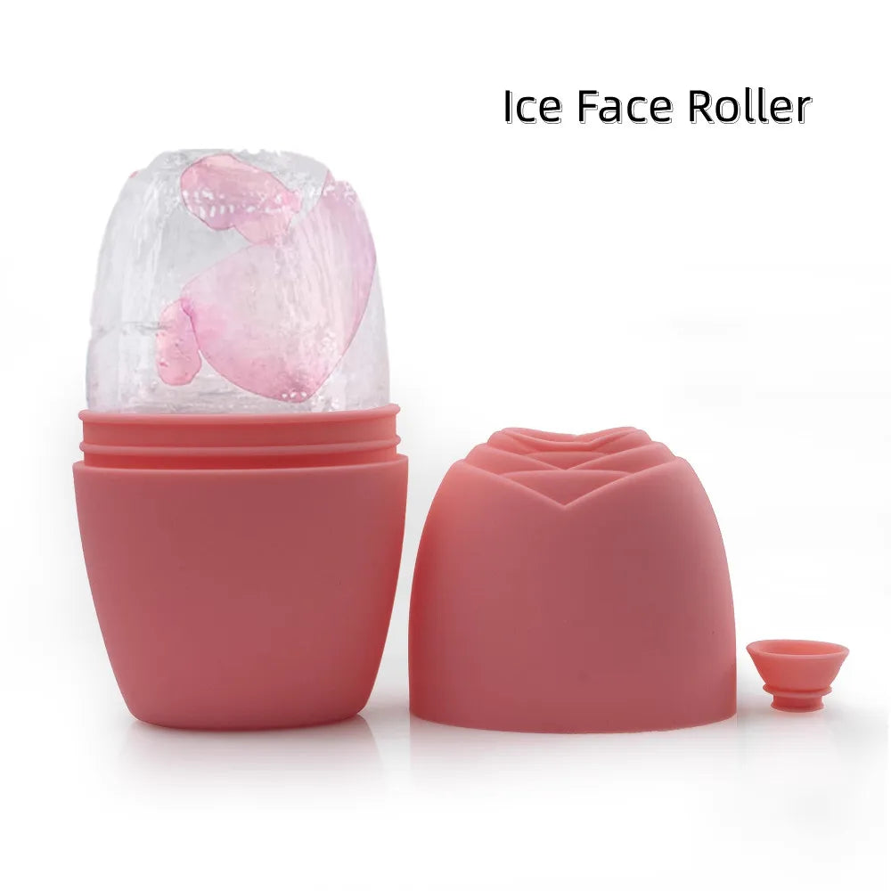 Ice Cube Face Roller Beauty Tools Silicone Mold For Eye Puffiness Facial Lifting Roller Shrink Pores Skin Educe Massager Ball