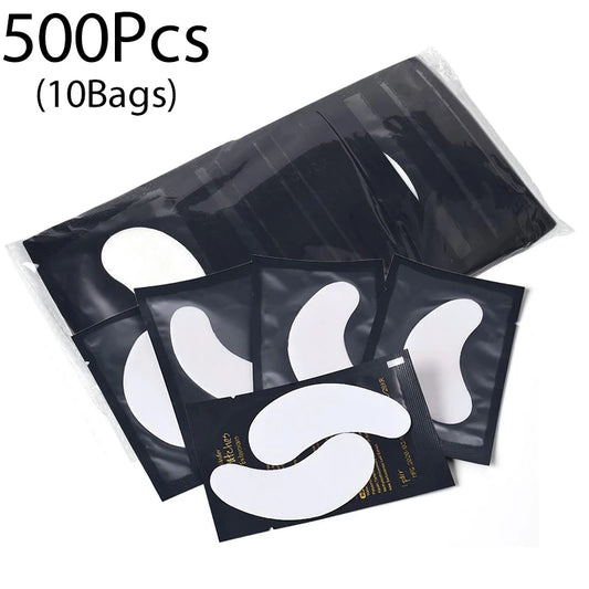MASSA 500PCS Wholesale Hydrogel Gel Eye Patches for Eyelash Extension Eyepads Eyelash patch Makeup Free Shipping Top quality