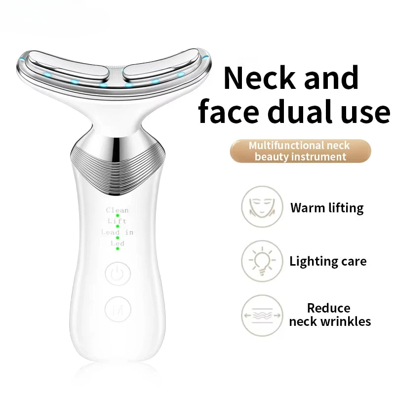 EMS Neck Face Beauty Device Facial Lifting Machine Skin Tighten Reduce Double Chin Anti Wrinkle Remove Lifting SkinCare Massager