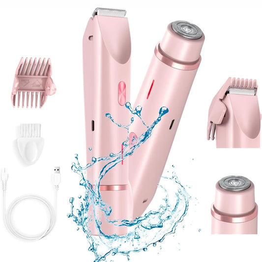 2 in 1 Electric Razor & Epilator for Women | Face & Bikini Shaver
