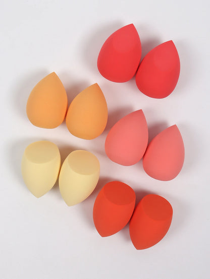 30 Beauty Eggs (Makeup Sponges) Foundation Make-Up Mixed Beauty Sponge, Liquid, Cream and Powder Without Blemish, Multi-Color C