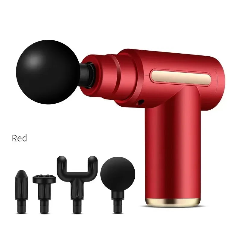 Portable Mini Massage Gun Deep Tissue Percussion Massager Adjustable Speed Lightweight Tool for Muscle Relaxation and Recovery