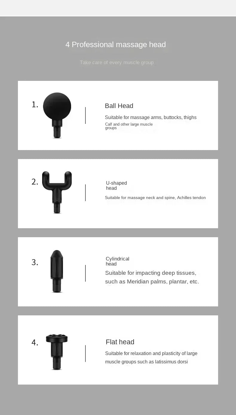 Fascia Gun Muscle Massager Instrument bar Multi-functional electric muscle membrane neck membrane gun relax leg professional