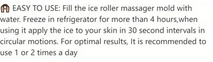 Ice Facial Roller Skin Care Beauty Lifting Contouring Tools Ice Cube Trays Ice Globe Balls Face Massager Skin Care Tool
