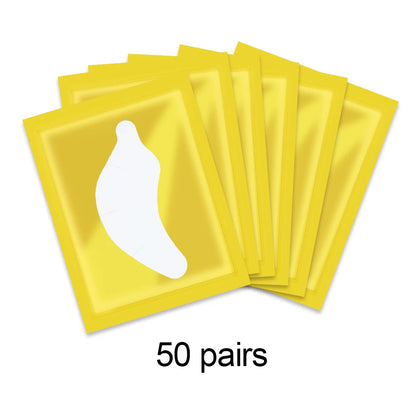 50 Pairs Eyelash Extension Patch Hydrogel Patches Gel Pad Makeup Lash Lift Tools Under Eye Patch Pads for Eyelash Extension
