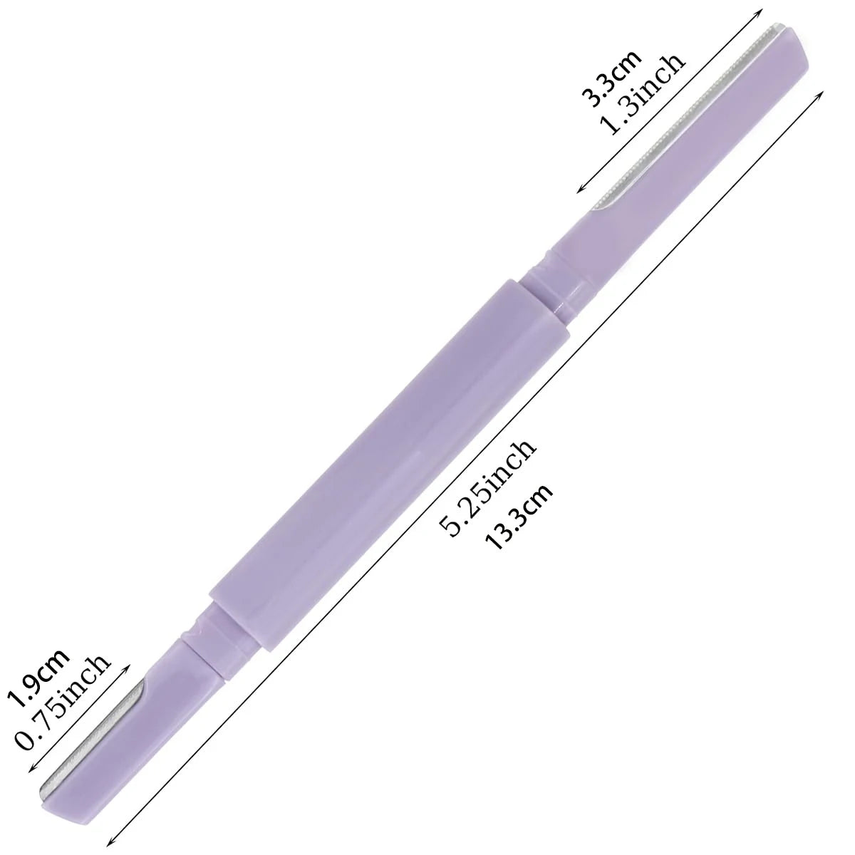 Precision Double-Headed Dermaplaning Tool, Sharp & Safe Dermaplane Razor, Face Razors for Women, Eyebrow Razor, Facial Razor