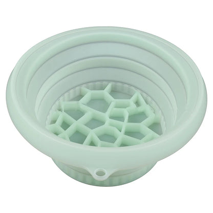 Large Bowl For Face Ice Bath Foldable Ice Bath Bowl Silicone Bowl For Dipping Face Ice Bath Ice Bath At Home〔White〕