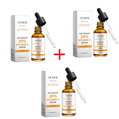 Vitamin C Facial Serum Anti Aging Deep Hydrating Fade Fine Wrinkles Brightening Moisturizing Repair Nourishing Skin Care Essence