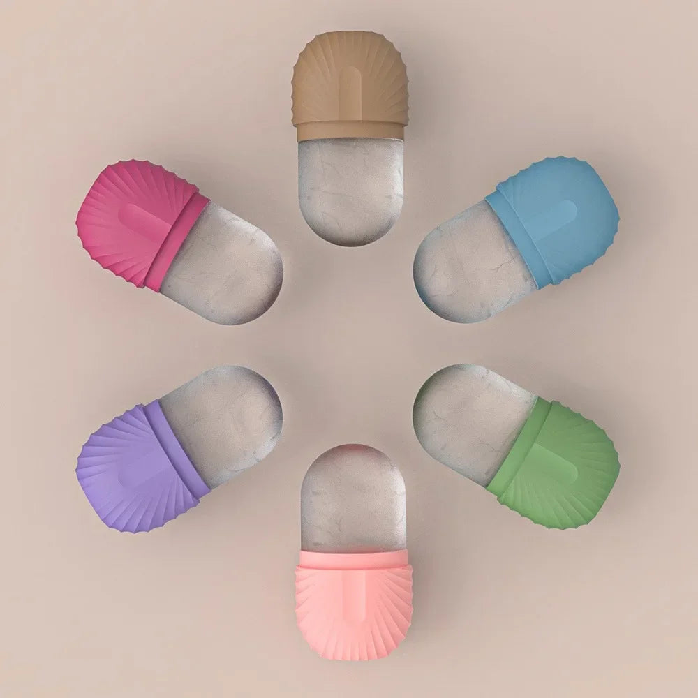 Ice Facial Roller Skin Care Beauty Lifting Contouring Tools Ice Cube Trays Ice Globe Balls Face Massager Skin Care Tool