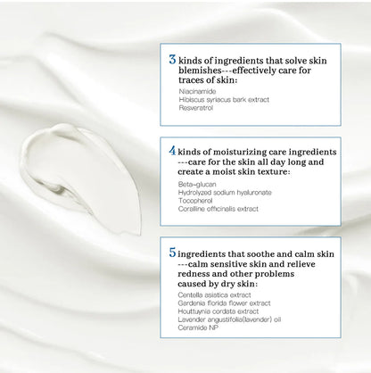 3 4 5 Relief Cream Address Blemishes Nourish The Skin And Provide Soothing Care Face Lifting Beauty Moisturizer Korean Cosmetics