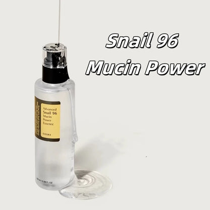 Snail 96 Mucin Power Essence Moisturizing Smoothing Nourishing Korean Facial Fading Fine Lines Repair Brightening Skin Care